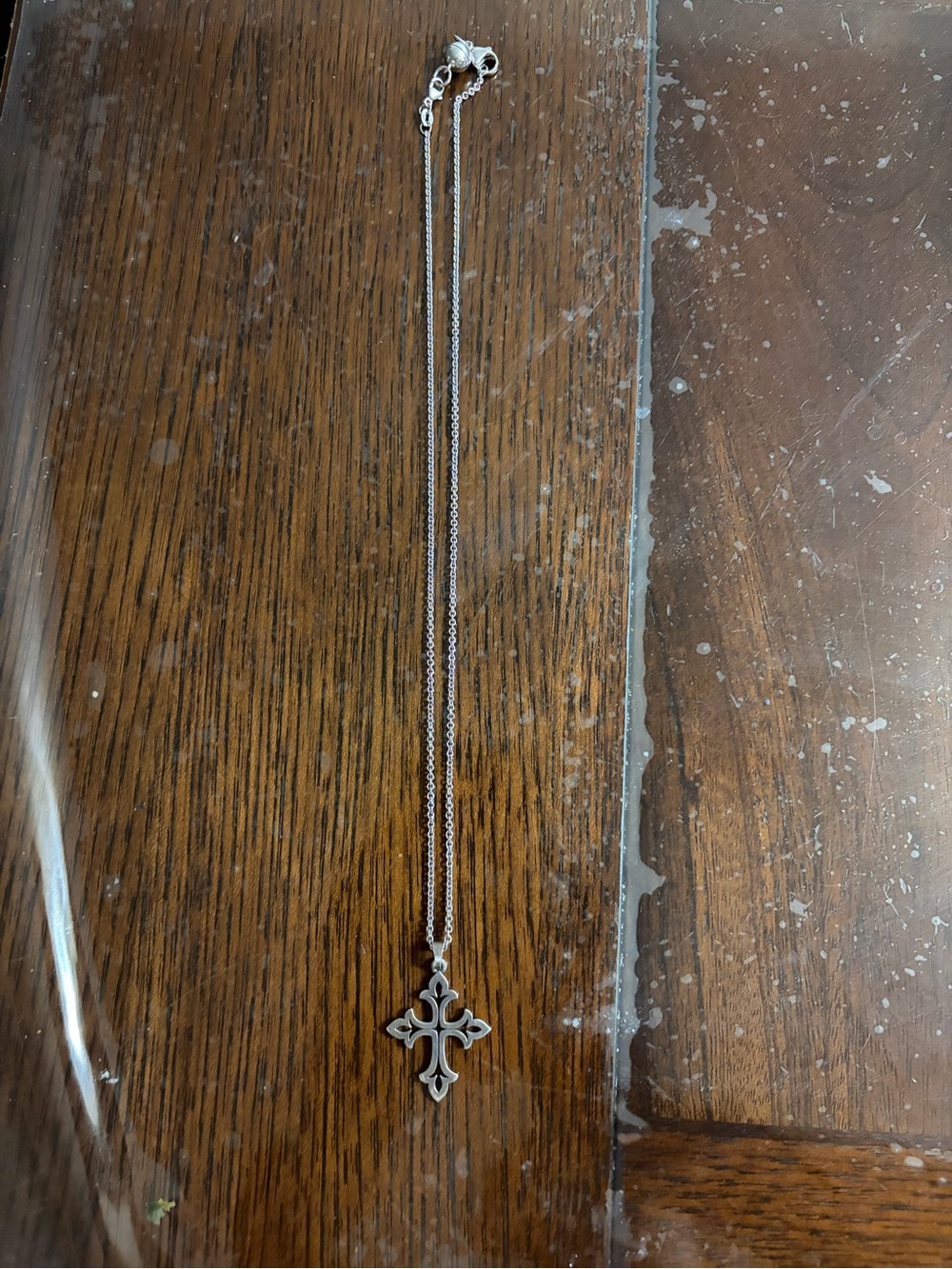 James Avery Sterling Silver Cross Pendant Necklace - Silver